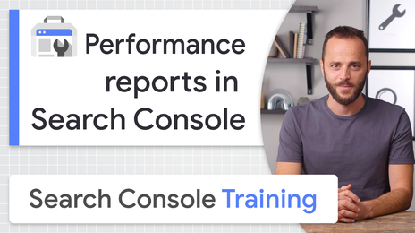 Google Search Console performance report preview for clicks, impressions, and search visibility